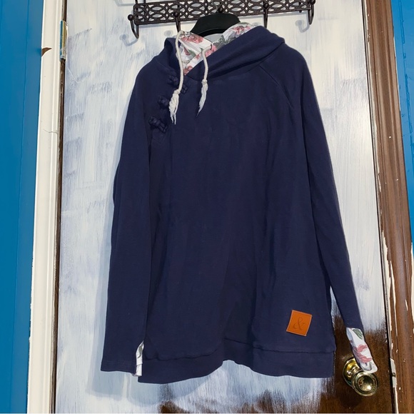 Ampersand Ave double hood hoodie - Picture 1 of 6